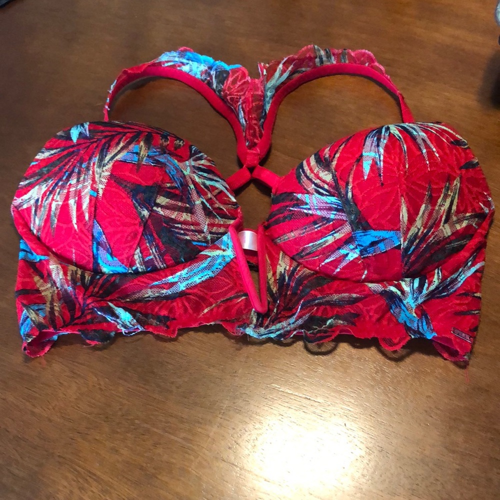 Victoria’s Secret pink red bralette